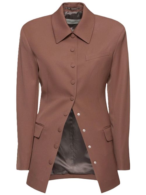 Dries Van Noten Giacca Benny in gabardina di lana DRIES VAN NOTEN | 25101040011761176811 TAUPE